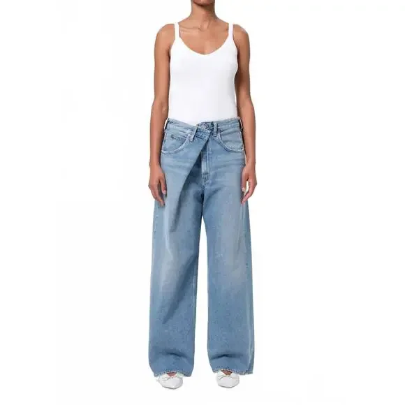 Agolde Vana Fold Wide Leg Jeans - Picture 1 of 11